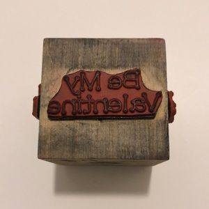 4 sided holiday greetings rubber stamp Valentine’s Easter Christmas New Year